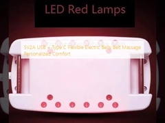 5V2A USB + Typ C Flexibler elektrischer Bauchgürtel Massage Personalisierter Komfort