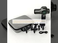 Professionelle leistungsstarke Massage-Pistole mit 99-Geschwindigkeit und 8 Massageköpfen LCD Touch Fascia Gun