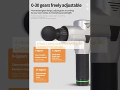 4 Köpfe 5 Geschwindigkeit Kabellose und wiederaufladbare kompakte Massegerät