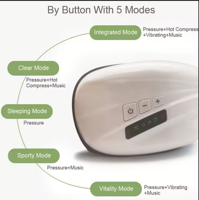 1200 mAh Akku-Kapazität Augenmassager mit 3 Massage-Modi und Vibrationsfunktion