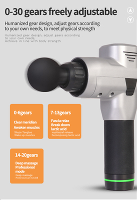 LCD Kabellose Perkussionsmassager FCC Wiederaufladbare Muskelmassager