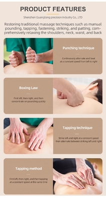 Weißes Knie-Massage-Schal gegen Druck Müdigkeit Schmerzlinderung