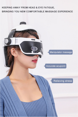 Einstellbarer Modus und Intensität Gehirnmassager Helm Schwarz ROHS