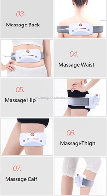 Neopren-Bauchmassage Gürtel 3 Wärme Einstellungen Abdominal Vibration Gürtel
