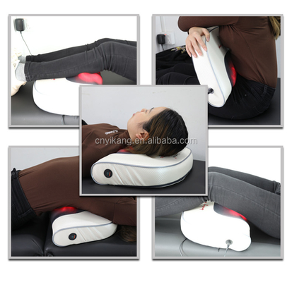 36W heiztes Massagekissen 4 Modus Vibrierendes Massagekissen PU-Leder