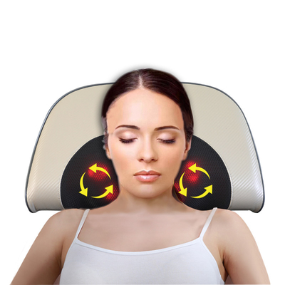 36W heiztes Massagekissen 4 Modus Vibrierendes Massagekissen PU-Leder