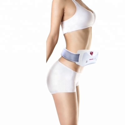 Weißer elastischer Bauchschwingungsgürtel 50Hz-60Hz Magenmassage Gürtel