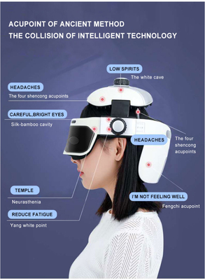 1.5 Pfund Elektrischer Kopfmassager Helm Für Tiefe Entspannung Massagehelm
