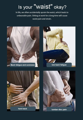 3 einstellbare Modi Taillenmassager mit 5 Stufen Intensität zur Linderung von Schmerzen