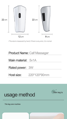 Luftkompressionsbeinmassager mit Hitze Muskelentspannung Kompressionsbein Wraps