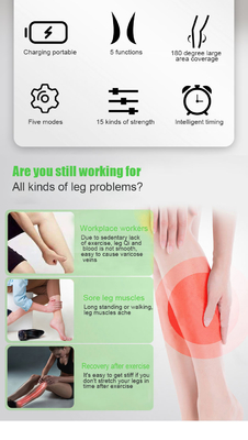 Luftkompressionsbeinmassager mit Hitze Muskelentspannung Kompressionsbein Wraps
