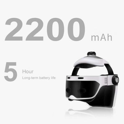 30 Minuten Kopfmasseur Helm Weiß Elektrisch Kopfhaut Masseur Helm