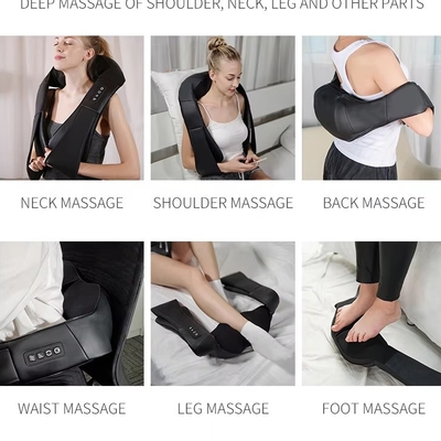 Kabellose Schal-Massager 8 Knoten 3 Modi Heizung und automatischer Abschaltung