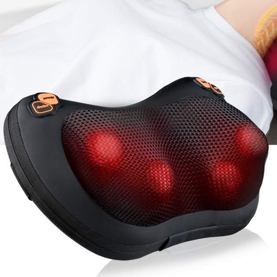 Ultra entspannendes, vibrierendes Nackenkissen PU Homedics Shiatsu-Massage-Kissen mit Hitze