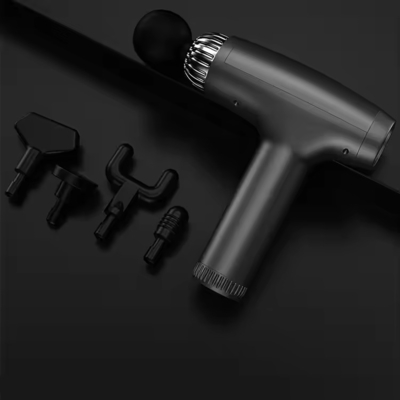 9.8 X 7.9 X 2.4 Zoll Schwarz Vibrationsmasseur Waffe Professionelle Muskelaufbau Lösung