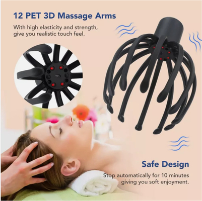 empfohlene Anwendung 30-1 Stunden pro Tag Silberne Krallenkrallenmassager geeignet für Kopf/Schädel Silber