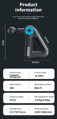 Revolutionieren Sie Ihre Fitness-Routine mit einer neuen Elektro-Massage-Pistole zur Entspannung des Körpers.