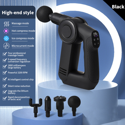 Großhandel Portable Massage Therapy Gun mit heißen und kalten Kompression 4 Köpfe